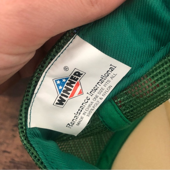 Vintage 80s 90s streetwear Castro Valley J & D Painting Rope Front Trucker Hat - Picture 6 of 7